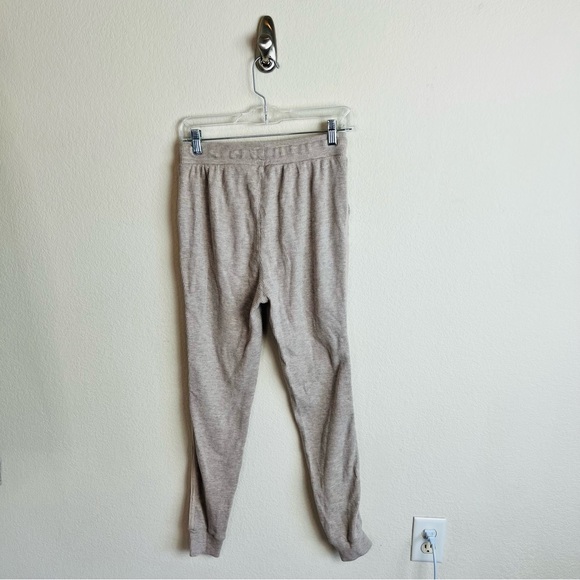 Fashion Nova Oatmeal Knit Hooded Long Sleeve & Jogger Lounge Tracksuit Set - Picture 6 of 9